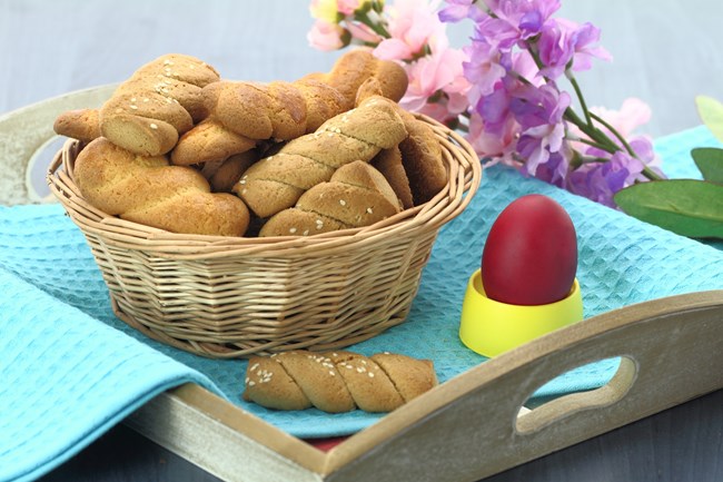 πασχαλινά κουλουράκια συνταγή