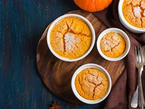 Τρία γλυκά με κολοκύθα