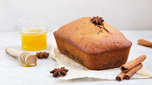 Κέικ της Πρωτοχρονιάς με Μέλι