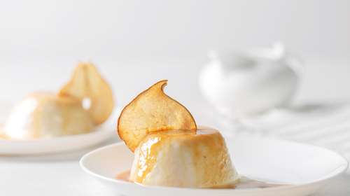 Πανακότα με Γιαούρτι και Πεπόνι