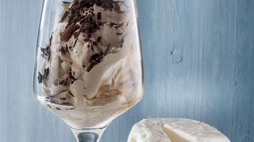 Γλυκό Ανθότυρο με Άρωμα Καφέ