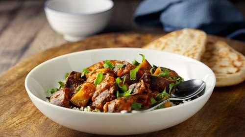 Πιλάφι με Μελιτζάνες