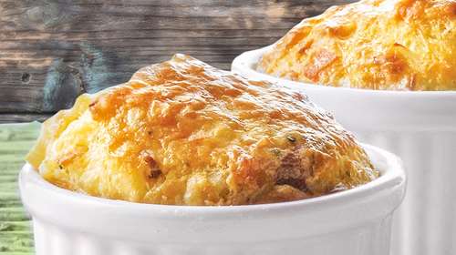 Σουφλέ Πατάτας με Γεύση Παστουρμά