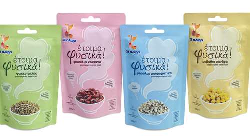 H 3αλφα παρουσιάζει μία νέα κατηγορία προϊόντων οσπρίων:  Τα έτοιμα φυσικά!