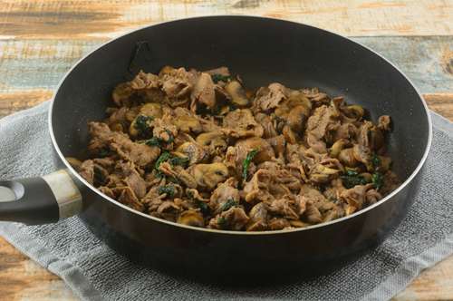 Χοιρινό με Σπανάκι