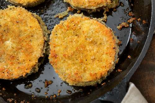 Μελιτζανοκροκέτες Γεμιστές με Τυρί