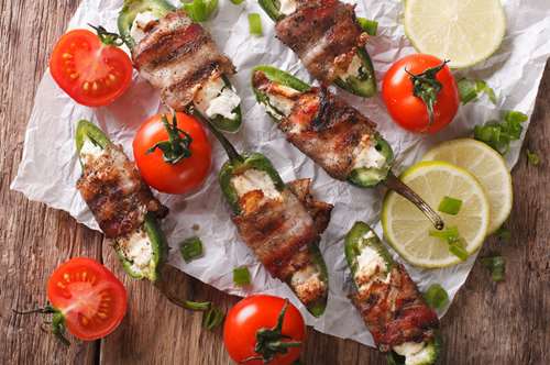 Μπαστουνάκια Jalapeno με Μπέικον