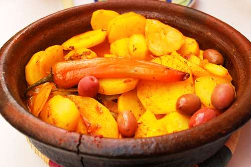 Πατάτες µε Ταχίνι στο Φούρνο