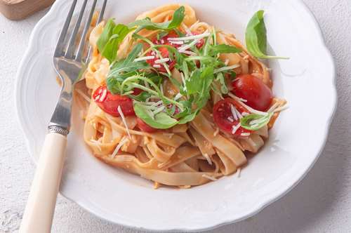 Ταλιατέλες με Κρέμα Ντομάτας