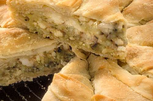 Κολοκυθόπιτα με Ανθότυρο και Μυζήθρα