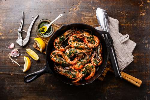 Γαρίδες Ψητές