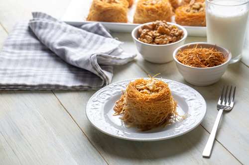 Κανταΐφι με Κρέμα