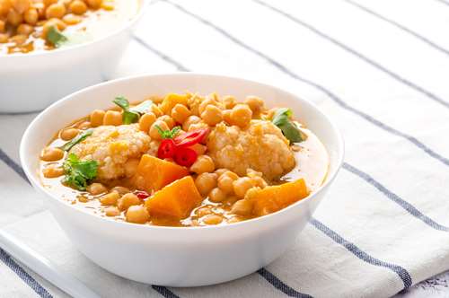 Ρεβίθια με Κουνουπίδι Αλάδωτα