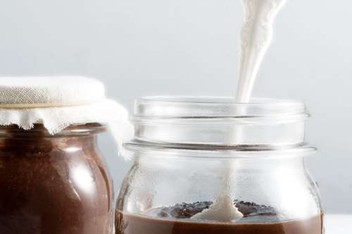 Αιθέρια Κρέμα με Σοκολάτα και Μπανάνα