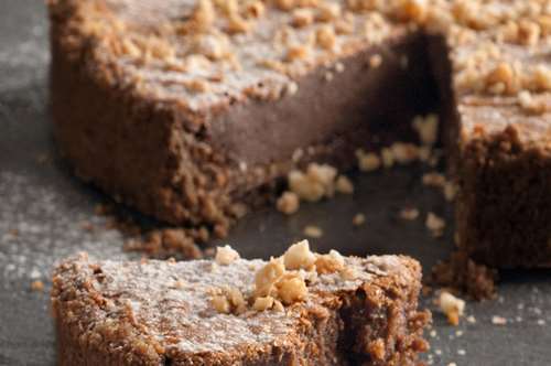 Γρήγορη Τάρτα Σοκολάτα με Ξηρούς Καρπούς