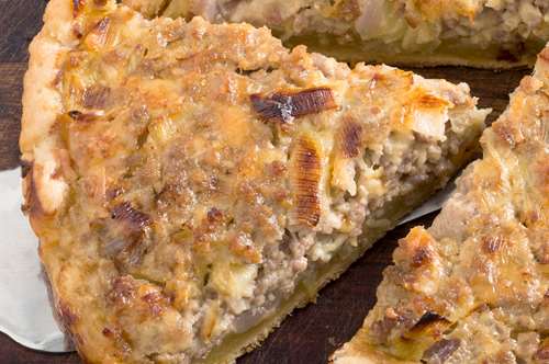 Τάρτα με Κιμά και Κρούστα Γιαουρτιού