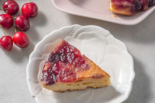 Ανάποδο Κέικ με Κεράσια