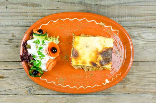 Πατατο - μουσαακάς με γιαούρτι