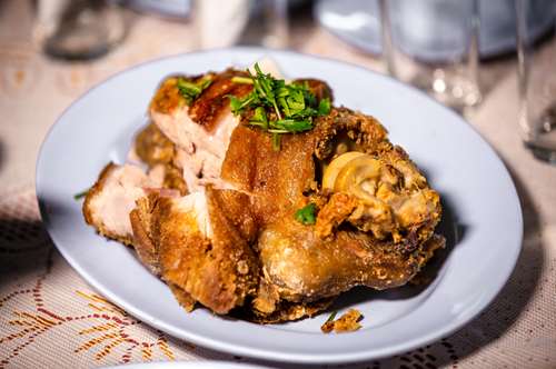 Κότσι Μοσχαρίσιο με Μουστάρδα