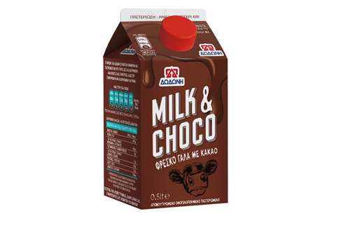 Νέα, ανανεωμένη συσκευασία για το γάλα με κακάο ΔΩΔΩΝΗ
