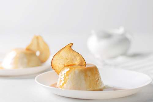 Πανακότα με Γιαούρτι και Πεπόνι