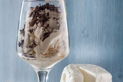 Γλυκό Ανθότυρο με Άρωμα Καφέ