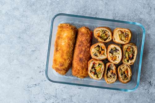 Μπουρεκάκια με Κοτόπουλο