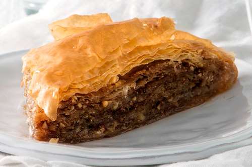 Τραγανή Πίτα με Μπανάνα και Σοκολάτα