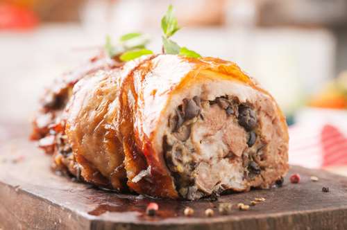 Χοιρινό Ρολό Λεμονάτο με Τυρί