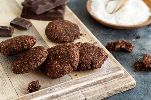 Μπισκότα Αμυγδάλου με Σοκολάτα