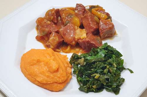 Χοιρινό με Τσιγαρολάχανα