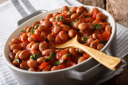 Φασόλια Χάντρες με Λαχανικά και Μυρωδικά