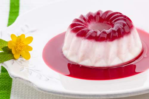 Πανακότα με Μαρμελάδα Φράουλα