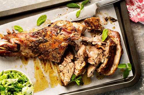 Αρνάκι στη Λαδόκολλα με Γιαούρτι