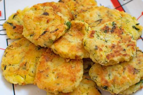 Τηγανίτες με Πατάτες και Κολοκυθάκια