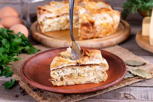 Τυρόπιτα με Φέτα και Ανθότυρο