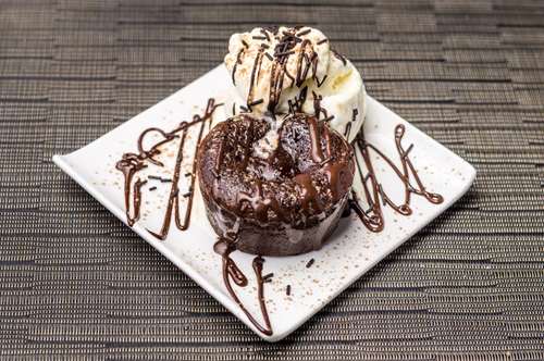 Σουφλέ με Γλυκό Κεράσι