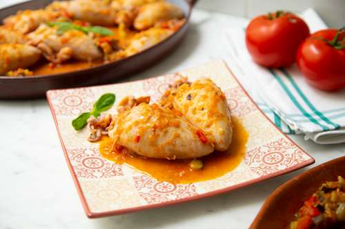 Σουπιές Κρασάτες με Κανέλα