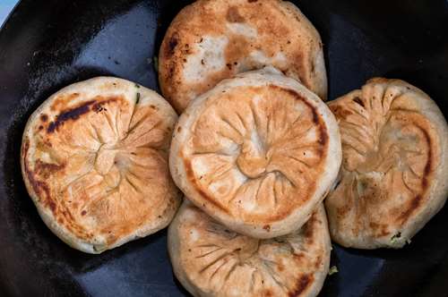 Λαχανόπιτες στο Τηγάνι