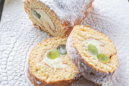 Κορμός με Σταφύλια σε Τραγανό Φύλλο