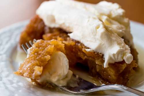 Εκμέκ Κανταΐφι με Μελομακάρονα