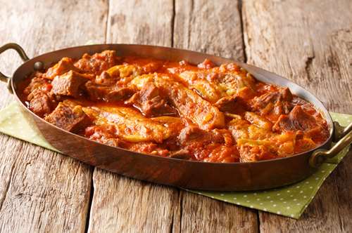 Μελιτζάνες στο Φούρνο με Μοσχαράκι