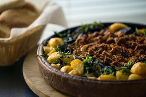 Γευστικό Φαγάκι με Μοσχάρι και Μελιτζάνες