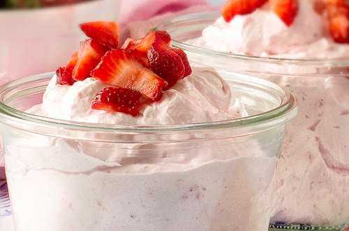 Φράουλες με Γιαούρτι χωρίς Τύψεις