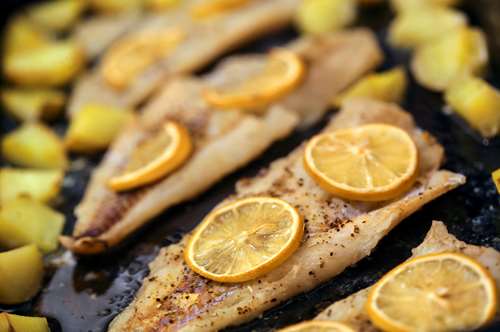 Ψάρι Πλακί στο Φούρνο