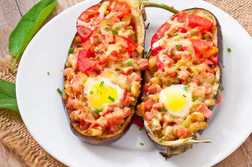 Αυγά με Μελιτζάνες