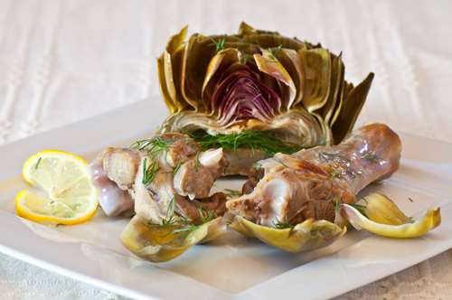 Αρνάκι με Αγκινάρες