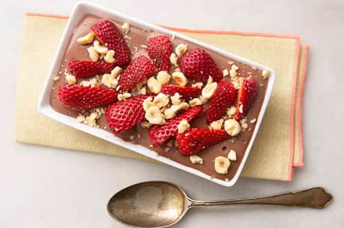 Γλυκό Ψυγείου με Σοκολατένια Πραλίνα και Γιαούρτι