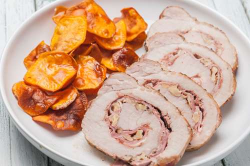 Ψαρονέφρι Γεμιστό στη Λαδόκολλα