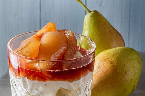 Βανίλια με Αχλάδια Ποσέ